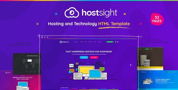 【HTML模板】HostSite – 主机类 HTML 模板