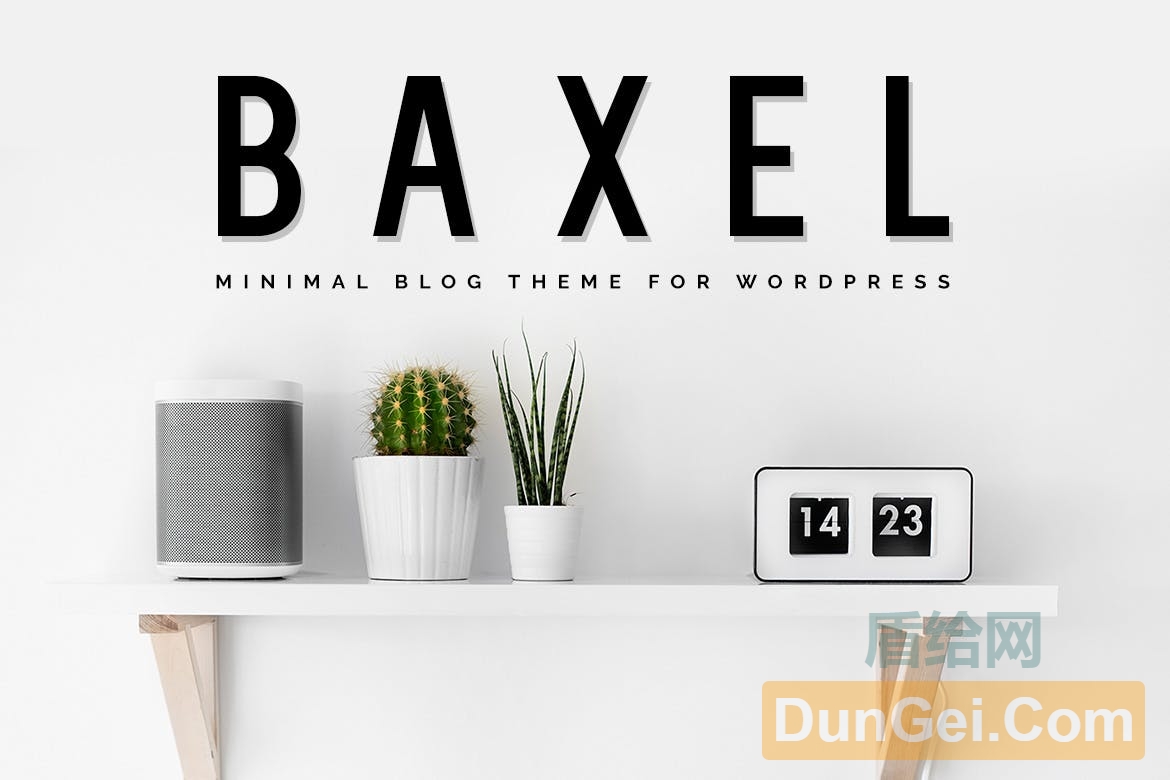 [WordPress主题]Baxel – WordPress的最小博客主题