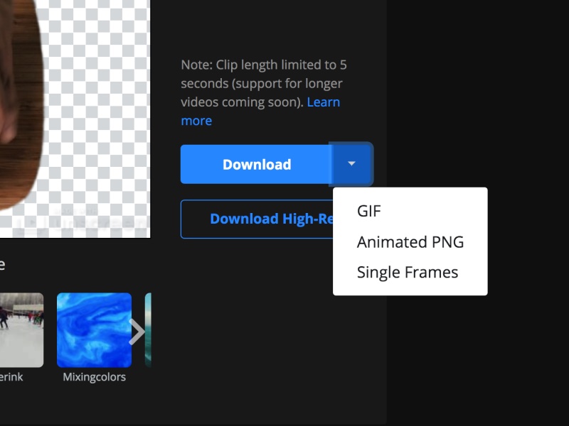 Unscreen在线清除视频背景的网站 全自动支持GIF[创意网站,有趣网址之家]-度崩网-几度崩溃