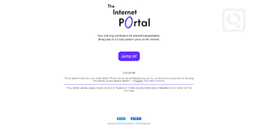 互联网传送门-The Internet Portal[创意网站,有趣网址之家]-度崩网-几度崩溃