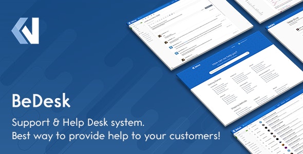 BeDesk v1.3.5 – PHP客户支持 & 帮助平台工单系统[精品源码]