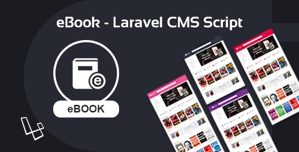 eBook v2.0.2 – Laravel CMS Script[国外源码]