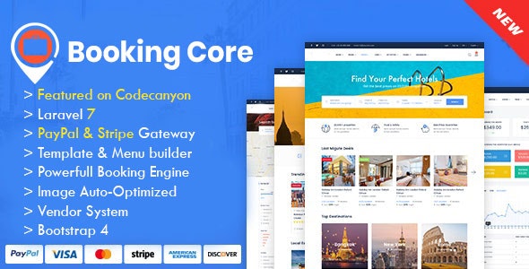Booking Core v2.0 – PHP旅游预订系统[国外源码]