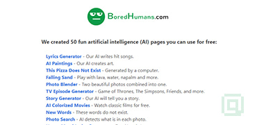 人工智能AI实验作品集-BoredHumans-度崩网-几度崩溃