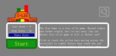 机智反应小游戏-The CLee Game-度崩网-几度崩溃