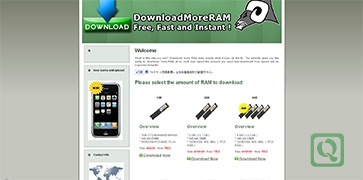 免费升级电脑内存-Download More RAM!
