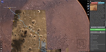 火星表面卫星地图-Mars Trek