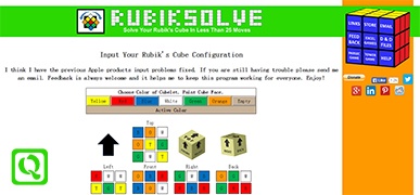 在线魔方解法教程-Rubik Solve