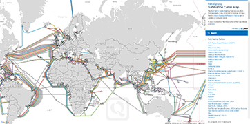 全球海底光缆分布图-Submarine Cable Map
