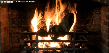 暖暖的在线虚拟壁炉-The Internet Fireplace