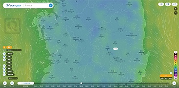 全彩动态风雨气温图-Ventusky